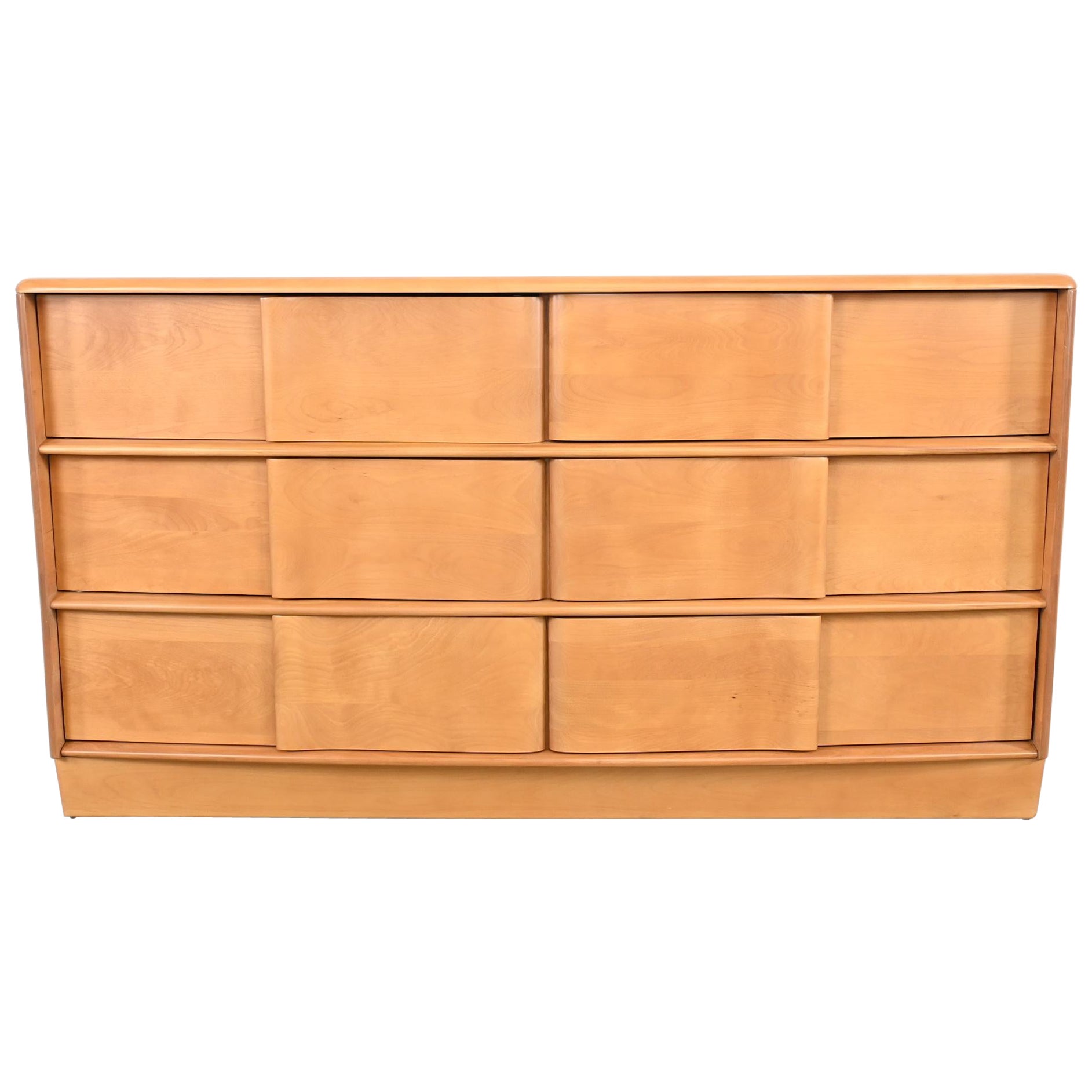 Heywood-Wakefield Sculptura Mid-Century Modern Dresser, Newly Refinished