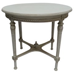 Swedish Gustavian Style Center Table