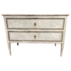 19th Century Swedish or Italian Painted Chest of Drawers