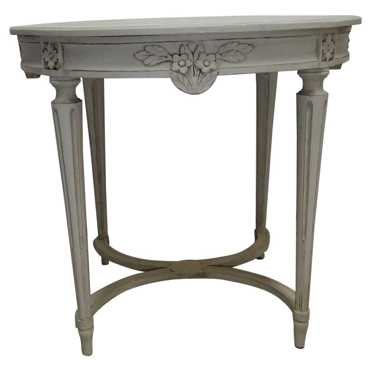 Swedish Gustavian Style Center Table For Sale