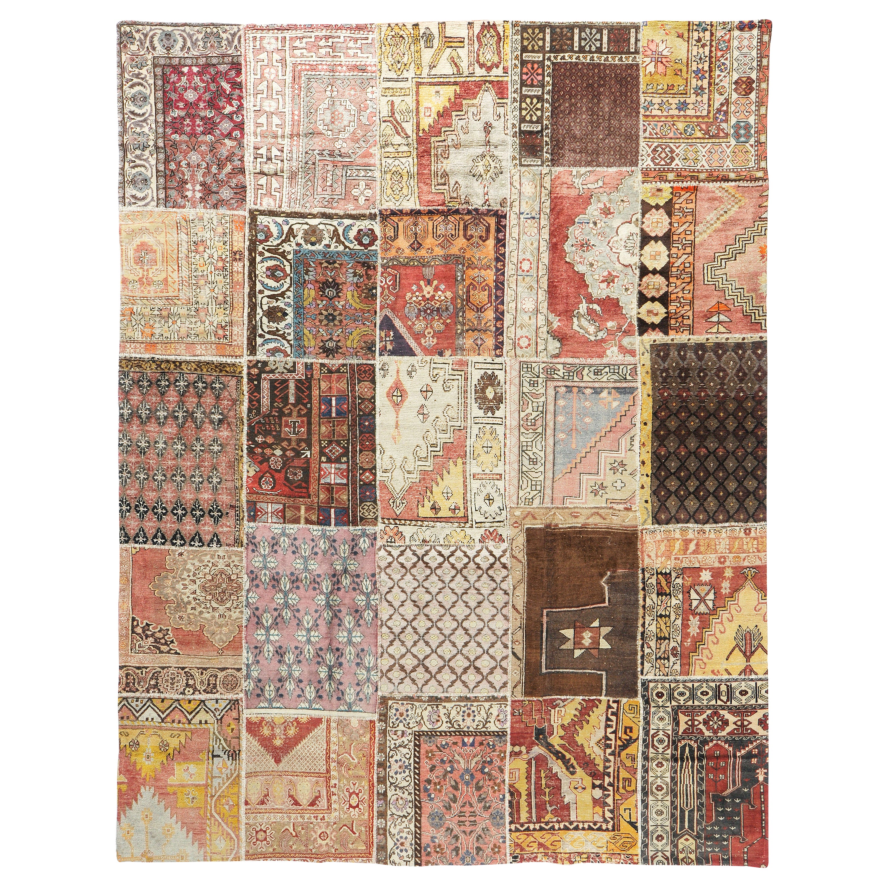 Vintage Turkish Kilim Patchwork For Sale