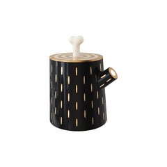 Log Jar with Brass Inlay by Marcantonio