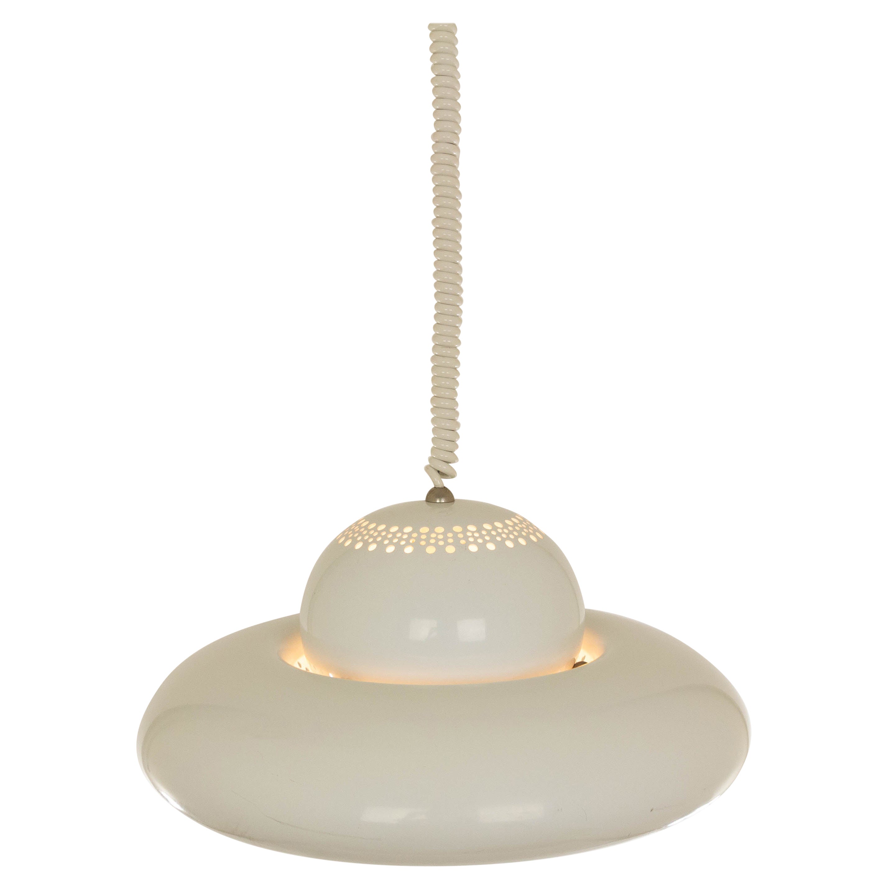 White Fior Di Loto Pendant by Afra and Tobia Scarpa for Flos, 1960s For Sale