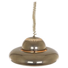 Vintage Nickel-plated Fior di Loto pendant by Afra and Tobia Scarpa for Flos, 1960s