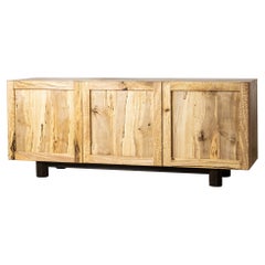 Inari Handcrafted Media Cabinet in Spalted Hornbeam, by Mythology
