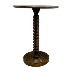 C1940 Side Table / Pedestal by Charles Dudouyt
