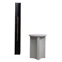 Set of 2, Fold Serie Stool, and Lamp by Marianne