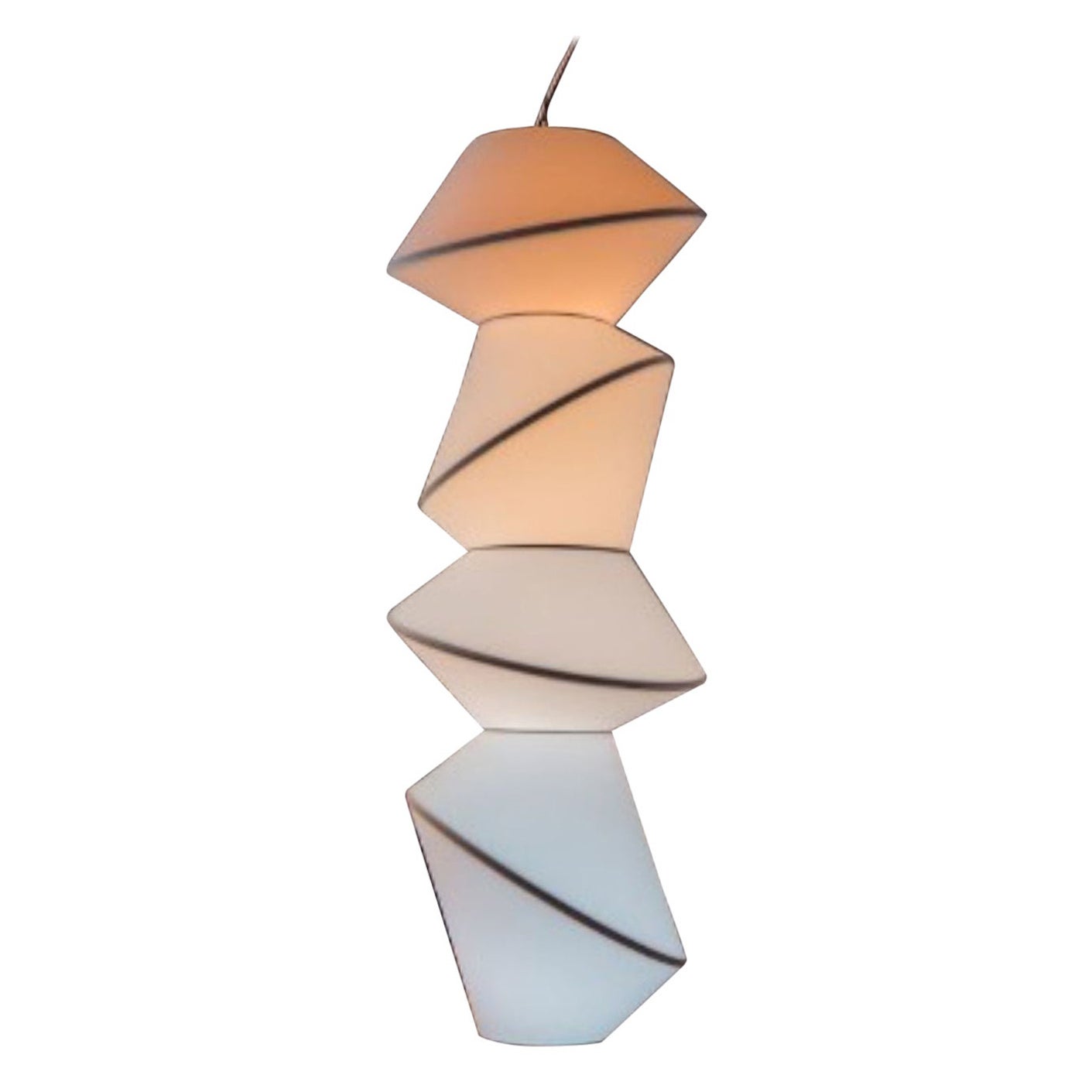 Totem 4 Pieces Ceiling Lamp by Merel Karhof & Marc Trotereau For Sale