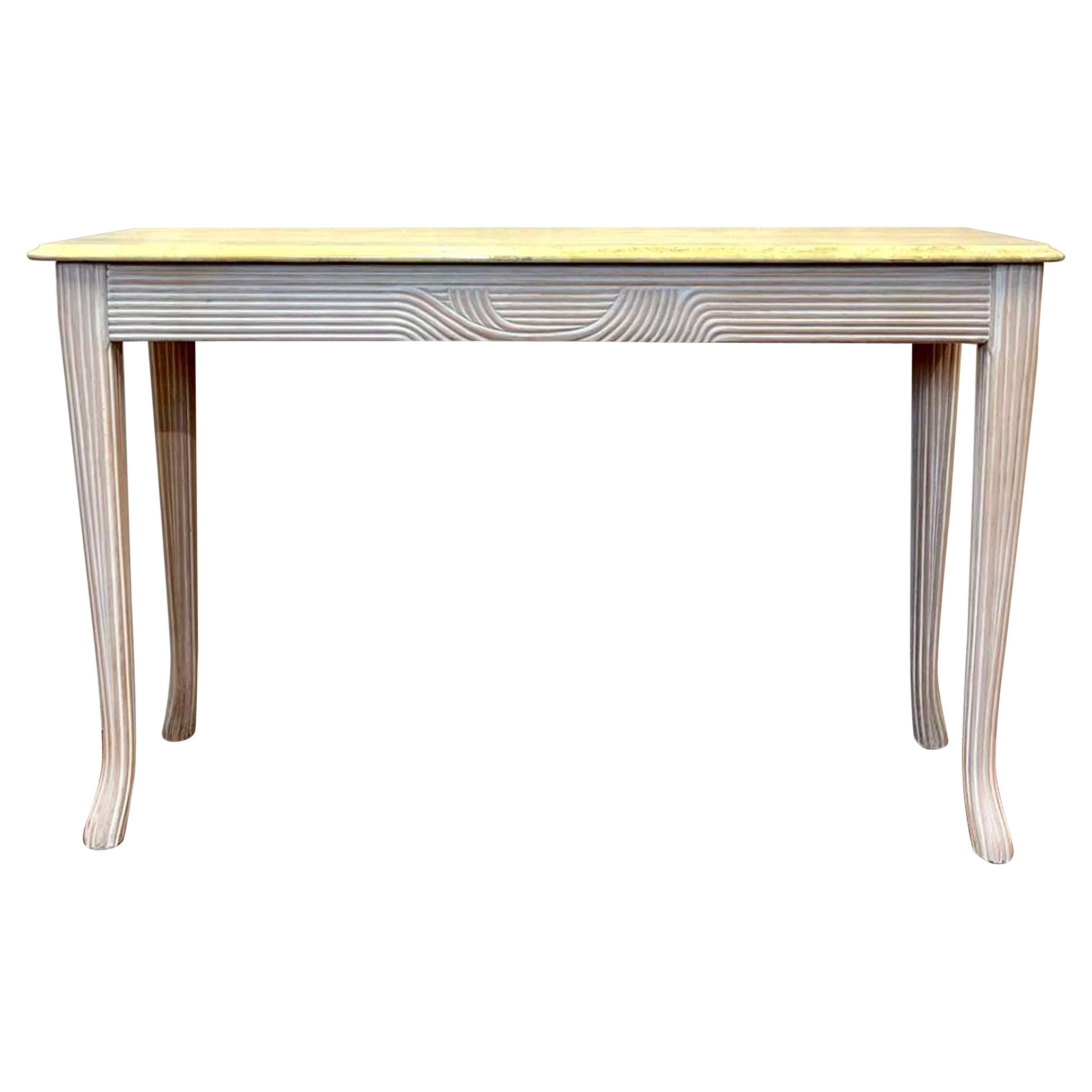 Midcentury Console Table in the Manner of Gabriella Crespi For Sale