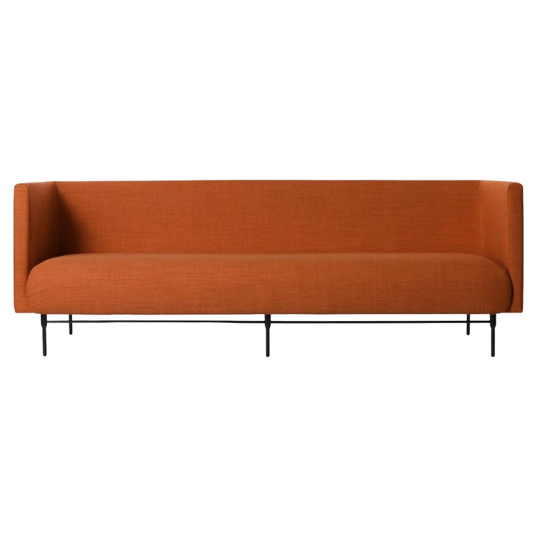 Burnt Orange Sofa - 72 For Sale on 1stDibs | burnt orange settee, burnt  orange sofa living room, burnt orange couches