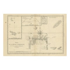 Mappa antica delle Isole Queen Charlotte, Haida Gwaii