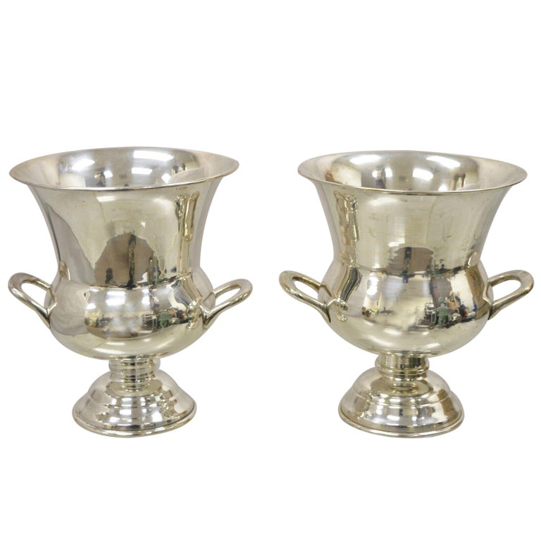 Vintage Leonard Silver Plated Trophy Cup Ice Bucket Champagne Chiller, a  Pair For Sale at 1stDibs  leonard silver ice bucket, leonard silver plated  champagne bucket, leonard silverplate champagne bucket
