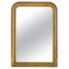 19th Century French Louis Philippe Style Golden Mirror
