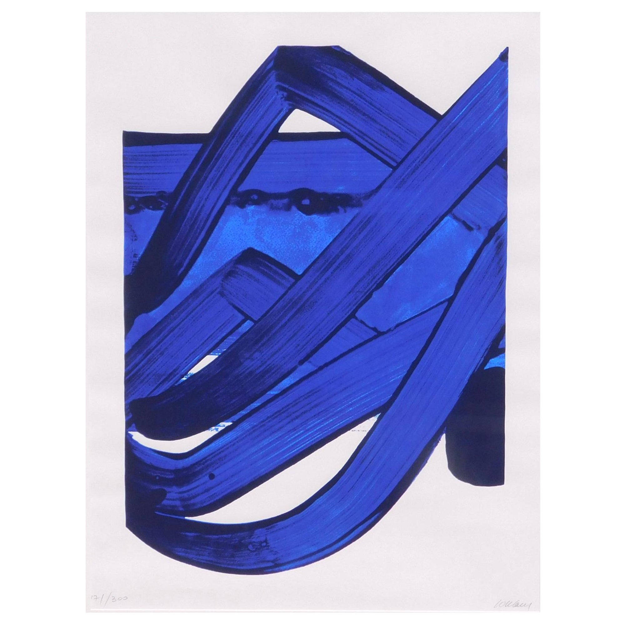 Original Serigraph by Pierre Soulages, 1988, "Seregrapie Olympiad 24 Korea For Sale