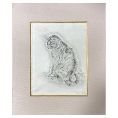 Léonard Tsuguharu Foujita Signed Collotype Print Azubah The Book of Cats 1929
