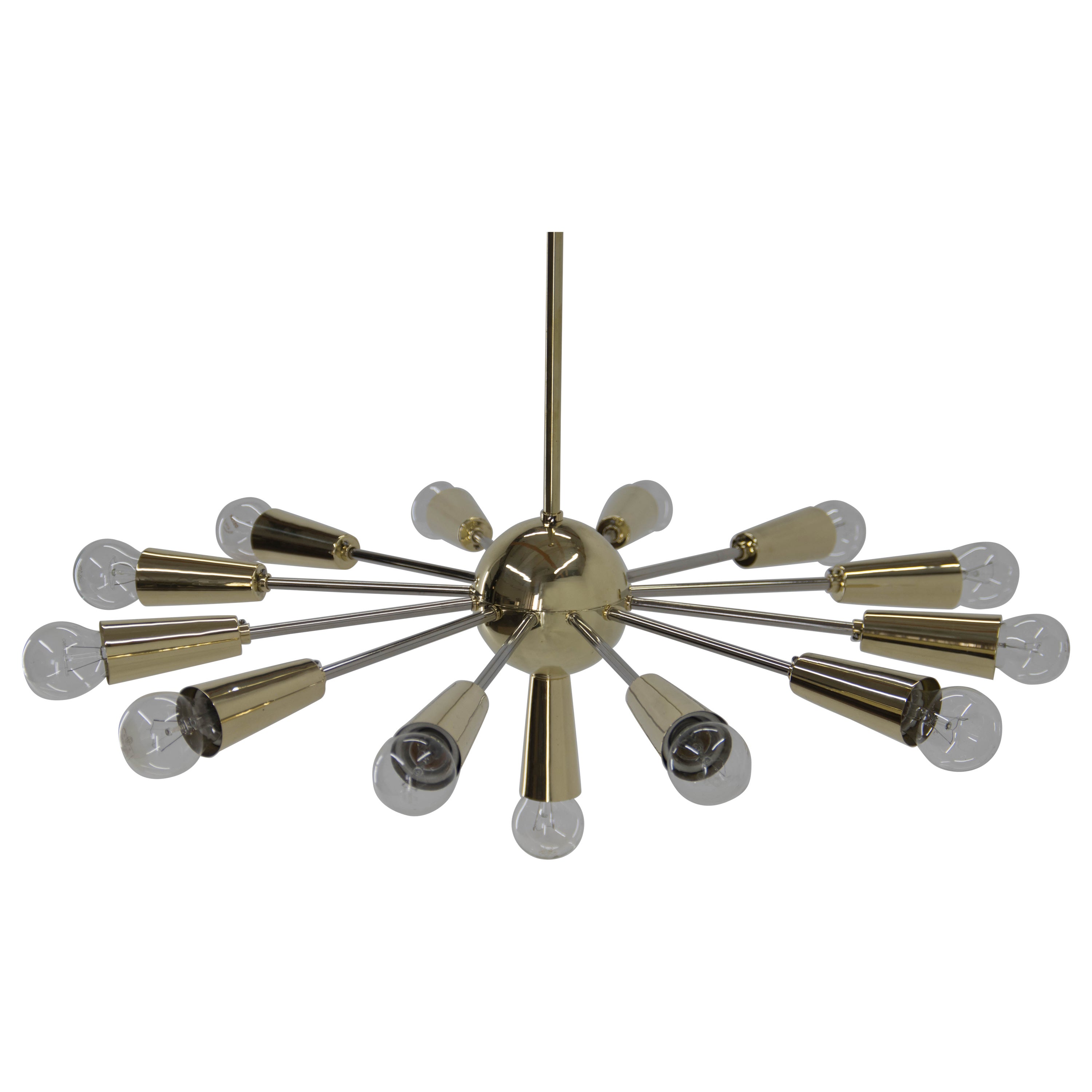 Space Age Sputnik Chandelier in Perfect Condition, Czechoslovakia, 1960s For Sale