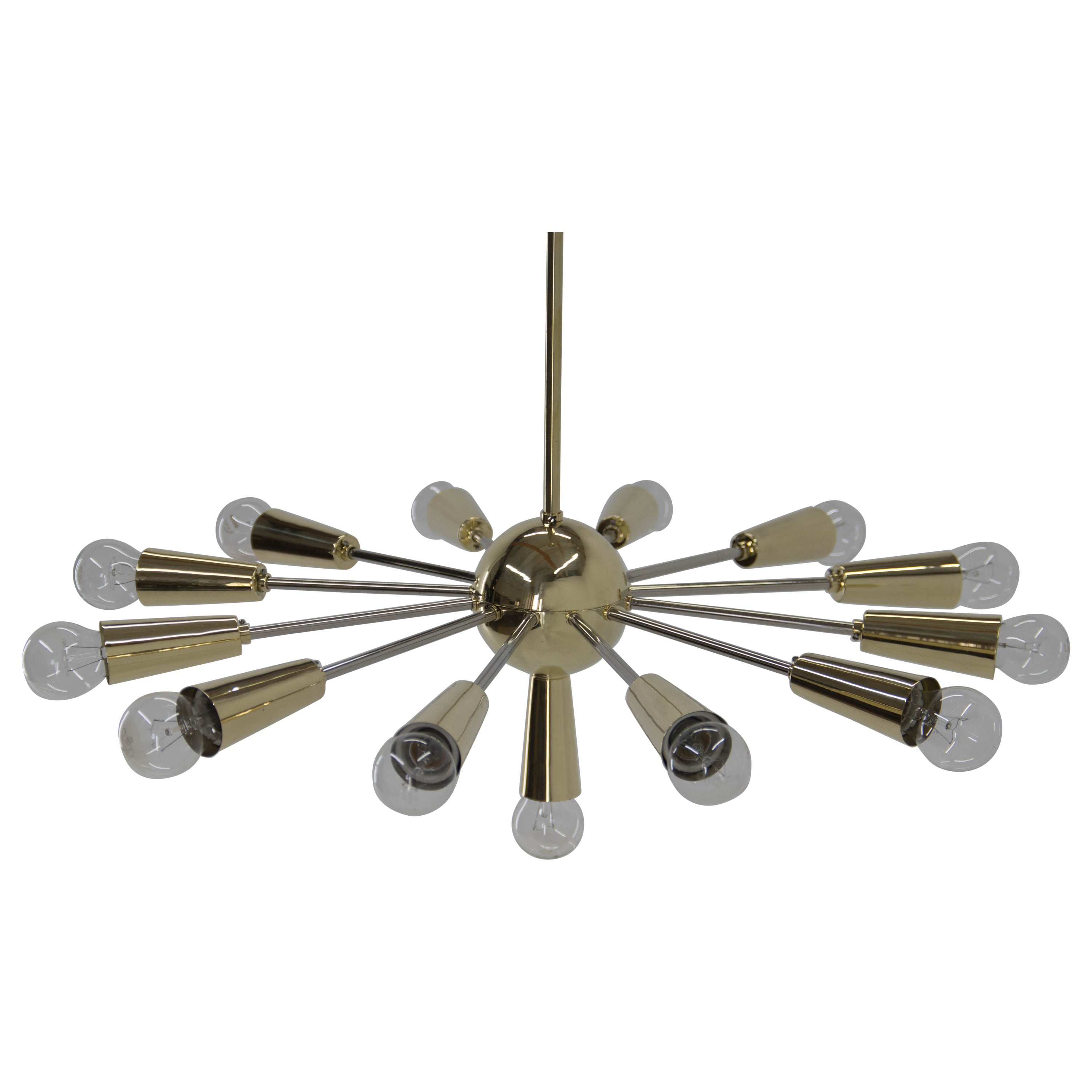 Lampadario Sputnik A Space in perfette condizioni, Cecoslovacchia, anni '60