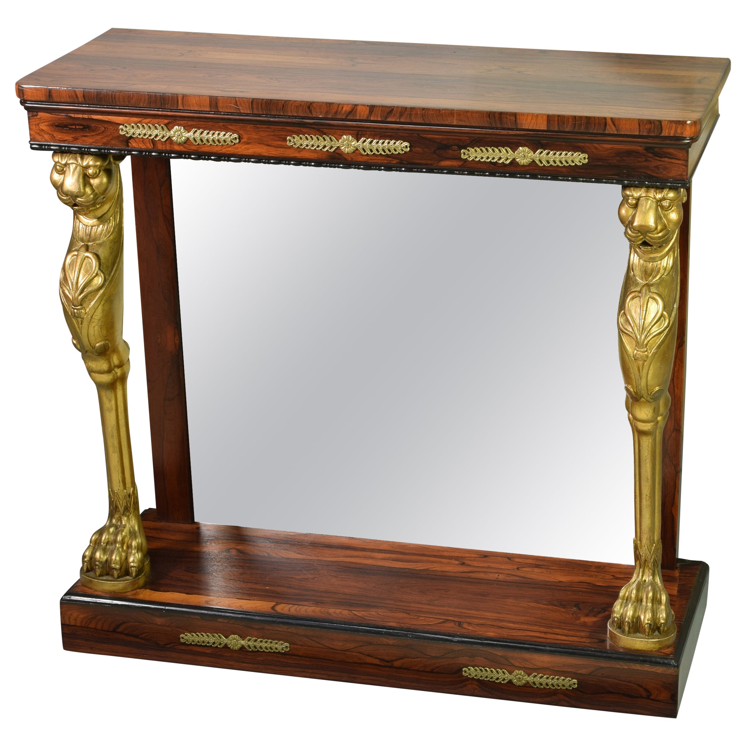 English Regency Monopodia Console, 19th Century For Sale