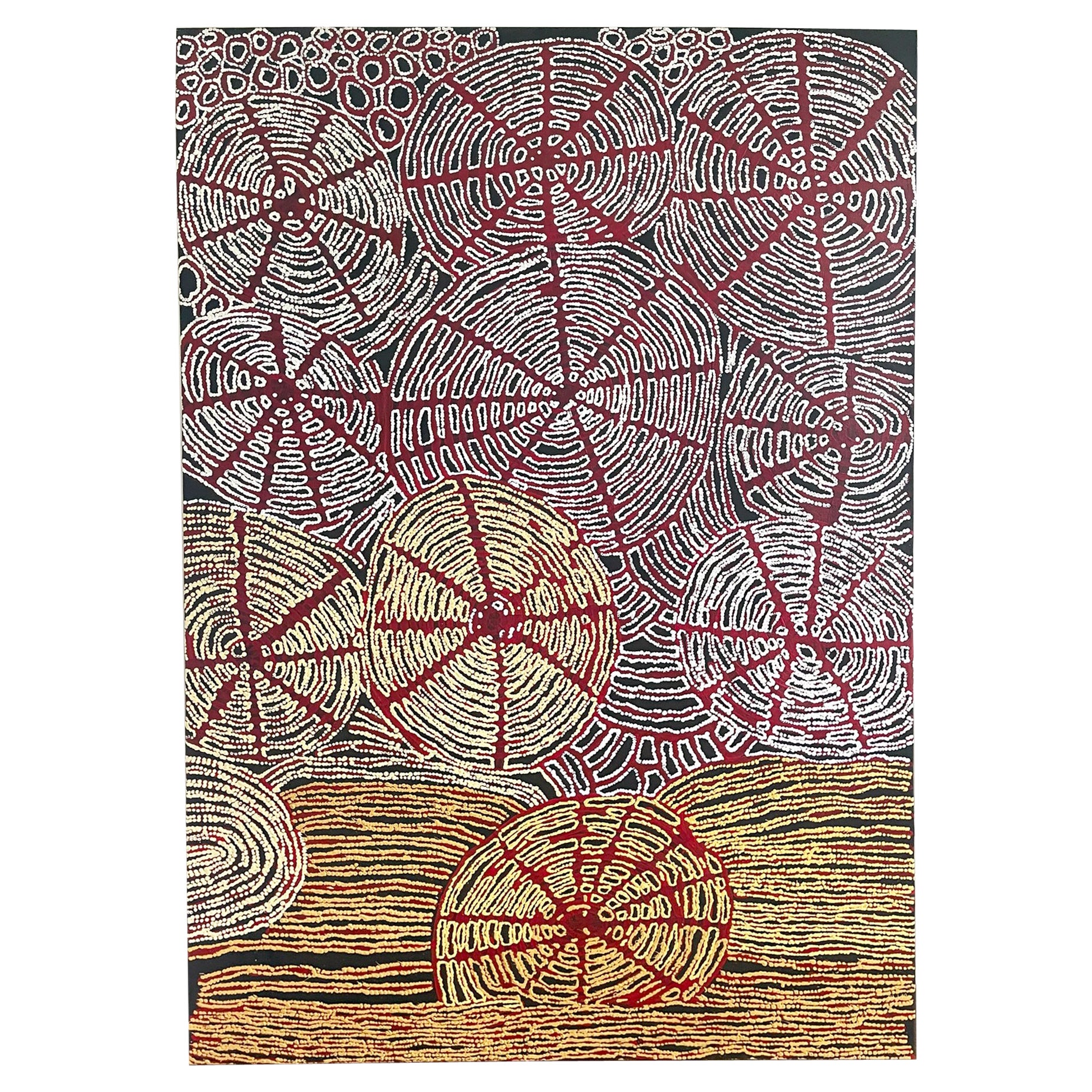 Contemporary Australian Aboriginal Painting by Walangkura Napanangka For Sale