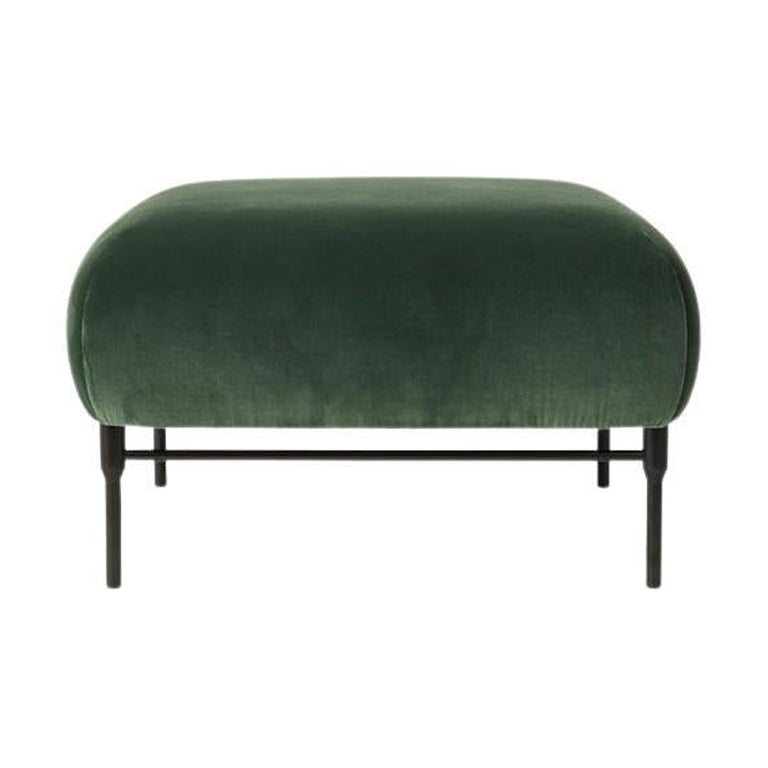 Galore Module Pouf Forest Green by Warm Nordic For Sale