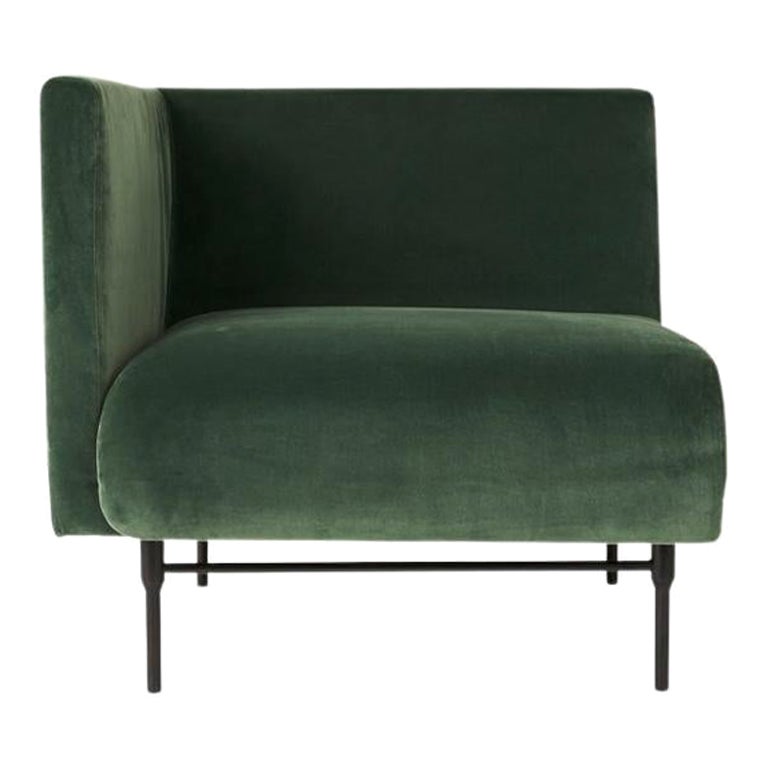 Galore Seater Module Left Forest Green by Warm Nordic For Sale