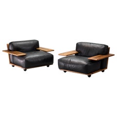 Armchairs “Pianura” by Mario Bellini for Cassina, Italy, 1970s, Set of 2