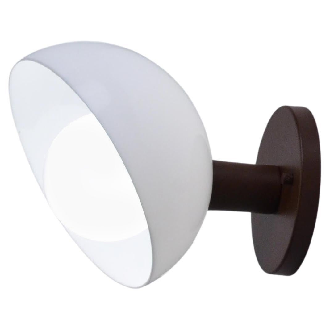 Brazilian Contemporary Acrylic and Steel Sconce For Sale