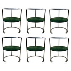 Set of Six Catilina Chairs by Luigi Caccia Dominioni, Azucena, 1958, Italy