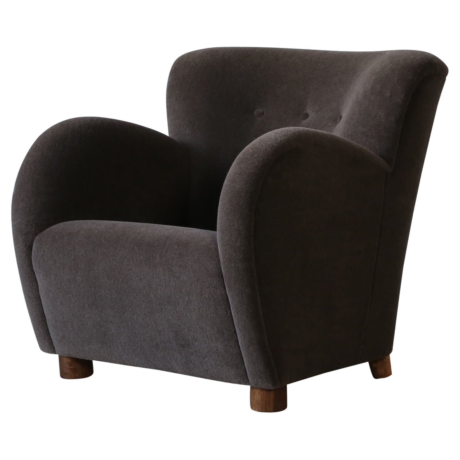Superb Lounge Chair, Upholstered in Pure Alpaca