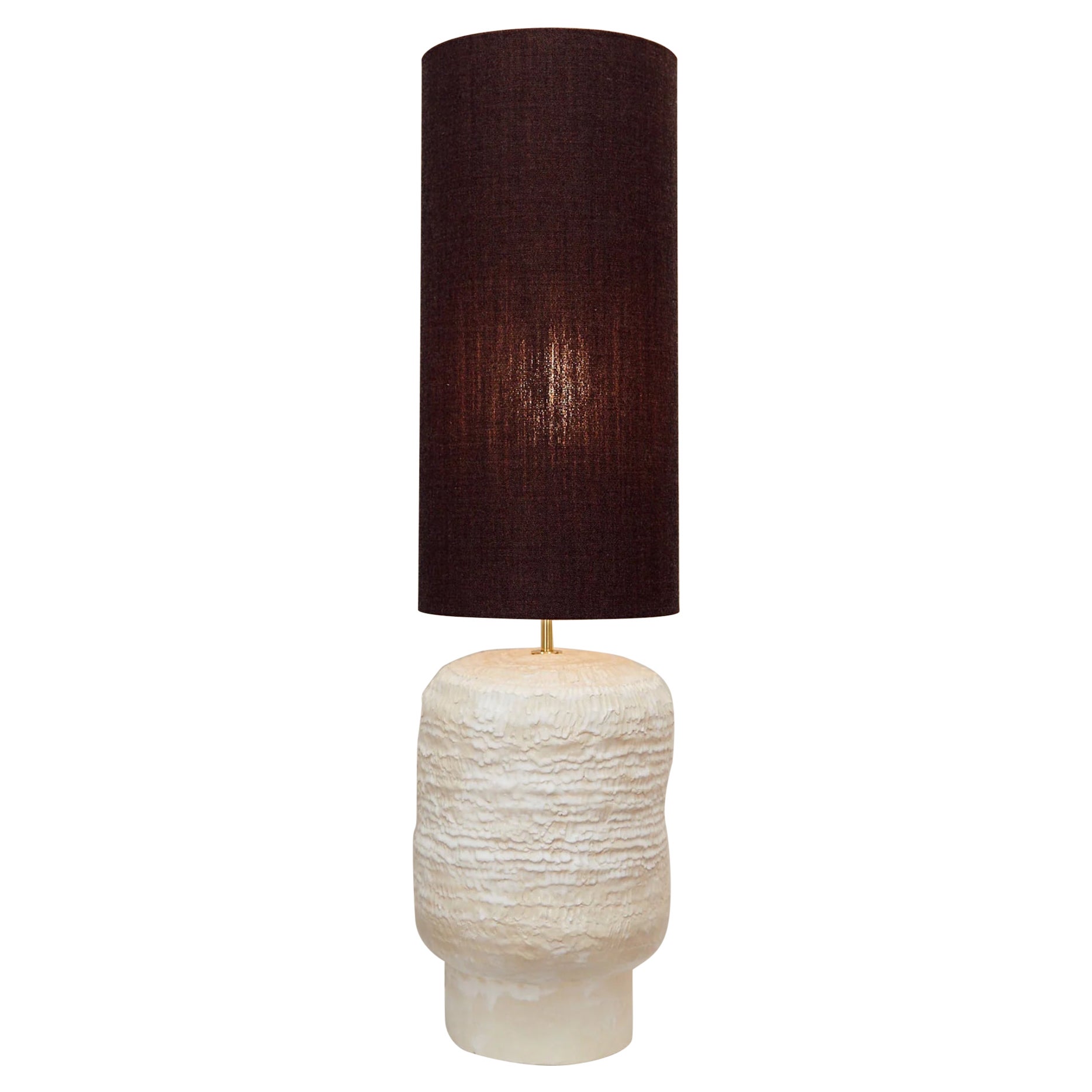 Textured Ceramic Lamp by Project 213A For Sale