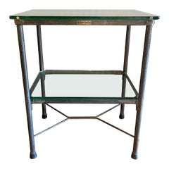 Antique Early 20th Century Industrial Brushed Steel Hospital Prep Table