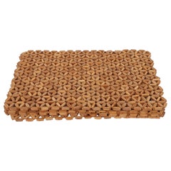 Wooden Bead Daisy Placemats - Set of 6