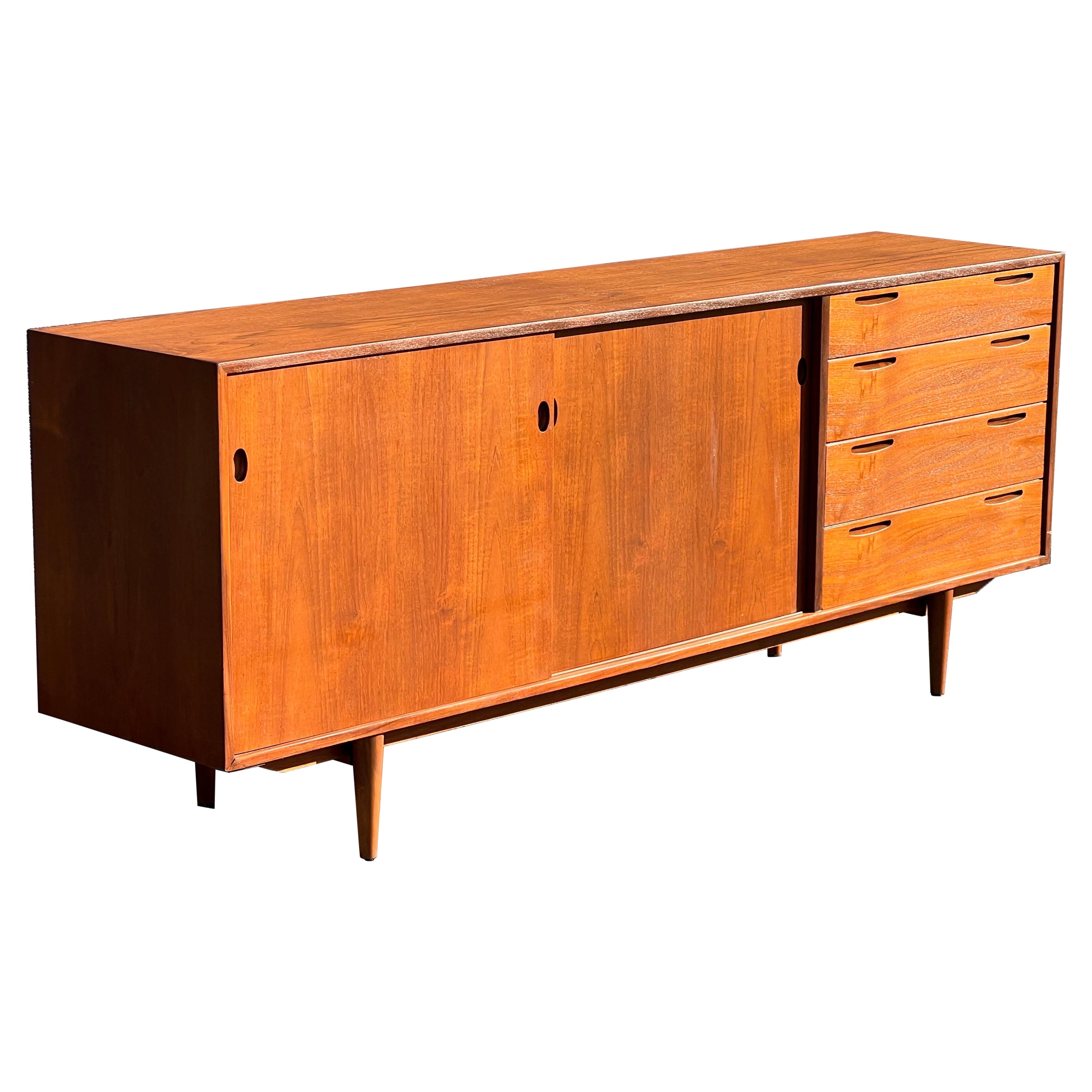 Ib Kofod-Larsen Teak Credenza for Clausen and Sons For Sale