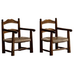 Charles Dudouyt Easy Chairs, 1940s, Set of 2