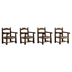Charles Dudouyt Easy Chairs, 1960, Set of 4