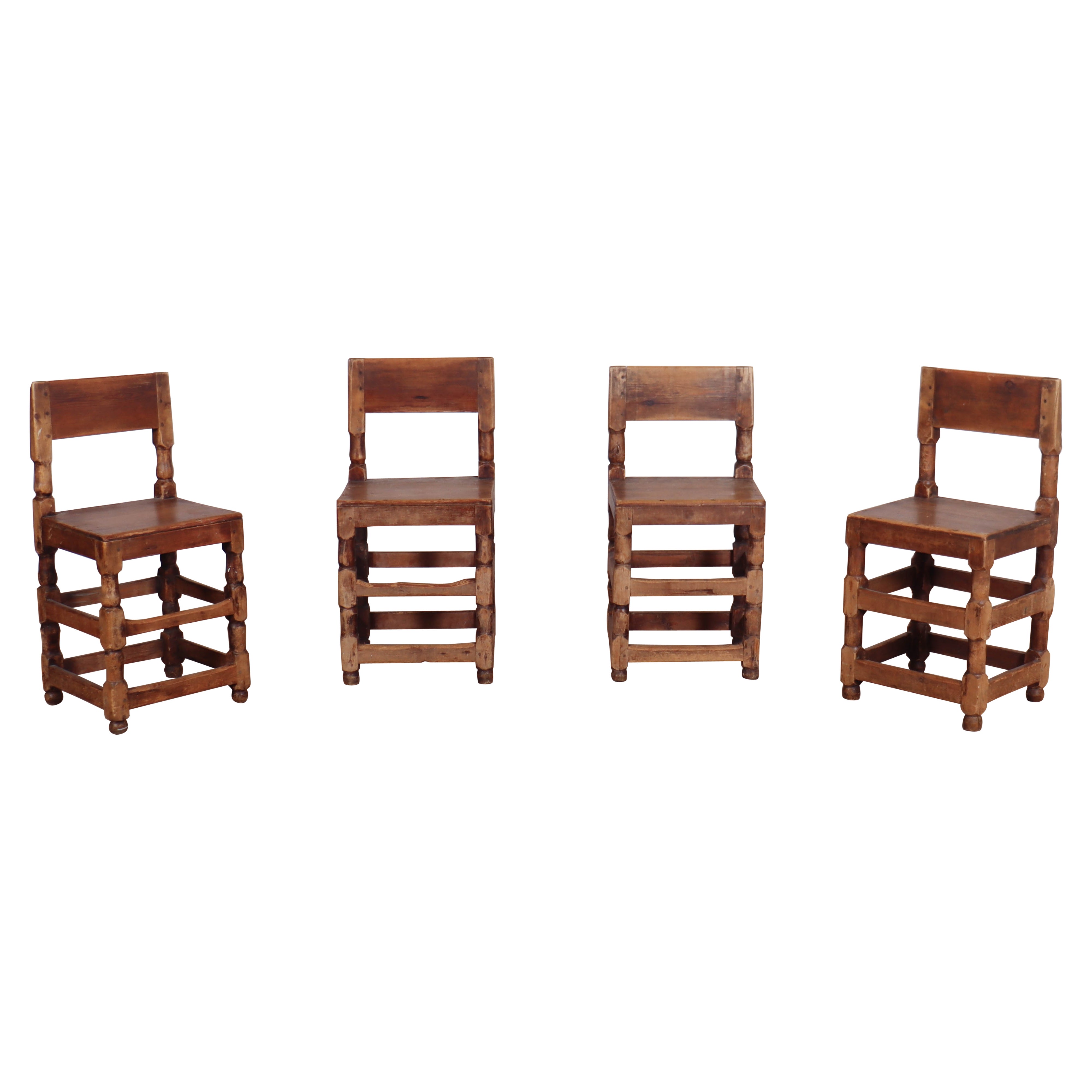 Set of 18th Century Swedish Chairs For Sale