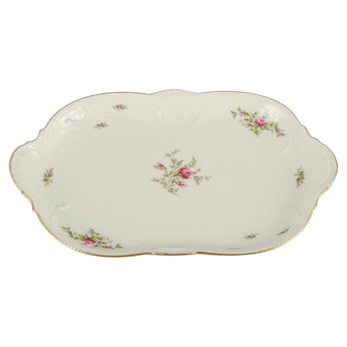 Rosenthal, Germany, "Sanssouci", Large Cream-Colored Serving Dish For Sale