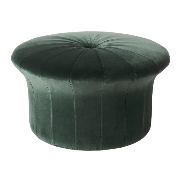 Grace Forest Green Pouf by Warm Nordic For Sale