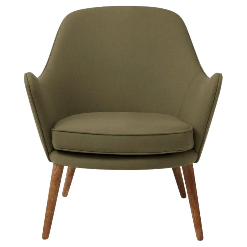 Dwell Lounge Chair Olive by Warm Nordic For Sale