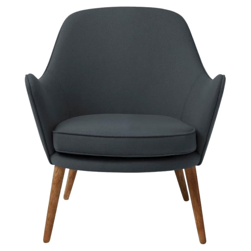 Dwell Lounge Chair Petrol by Warm Nordic For Sale