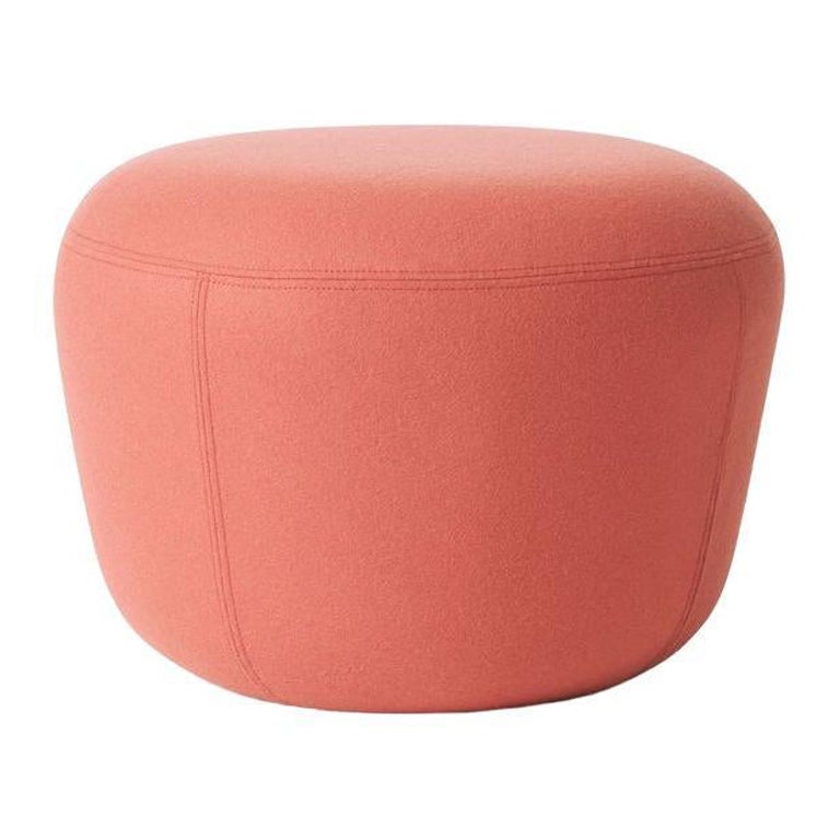 Haven Coral Pouf by Warm Nordic For Sale