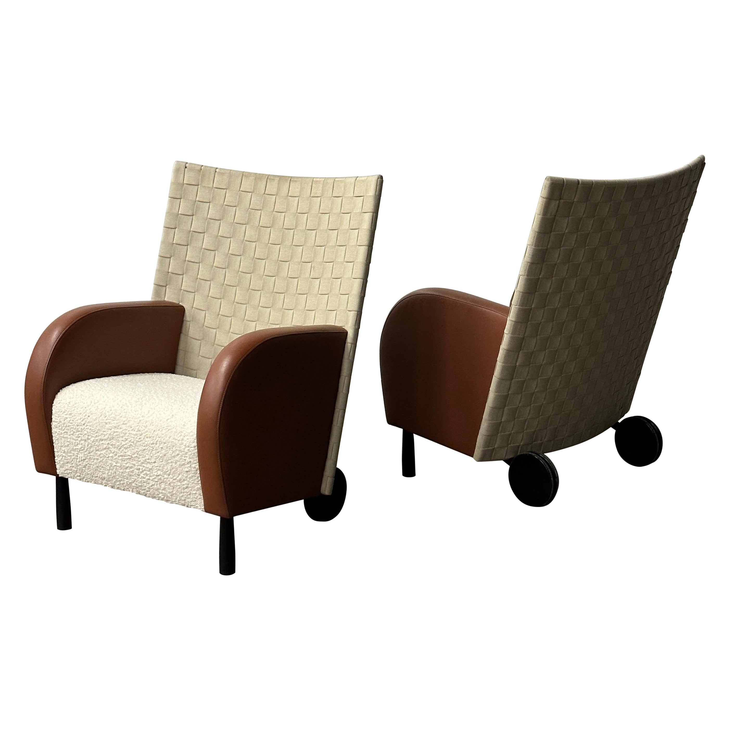 Modern Art Deco Lounge Chairs