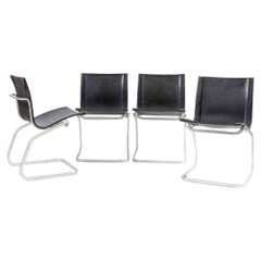Set of 4 Chairs Lia Model by Claudio Salocchi, Italy, 1960s