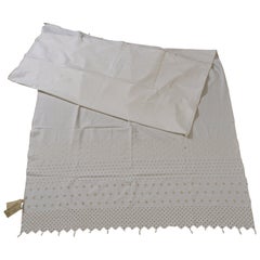 Long Italian Curtain Named "Thrush", also for Bed or Table