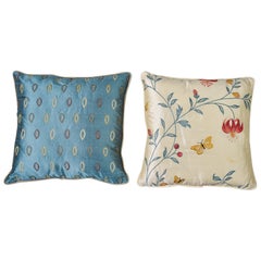 Embroidered Silk Pillows