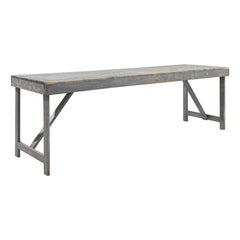 Vintage Belgian Country Patinated Table