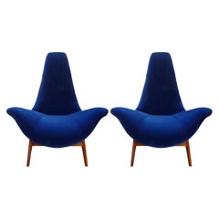 Paire de chaises longues Gondola Adrian Pearsall