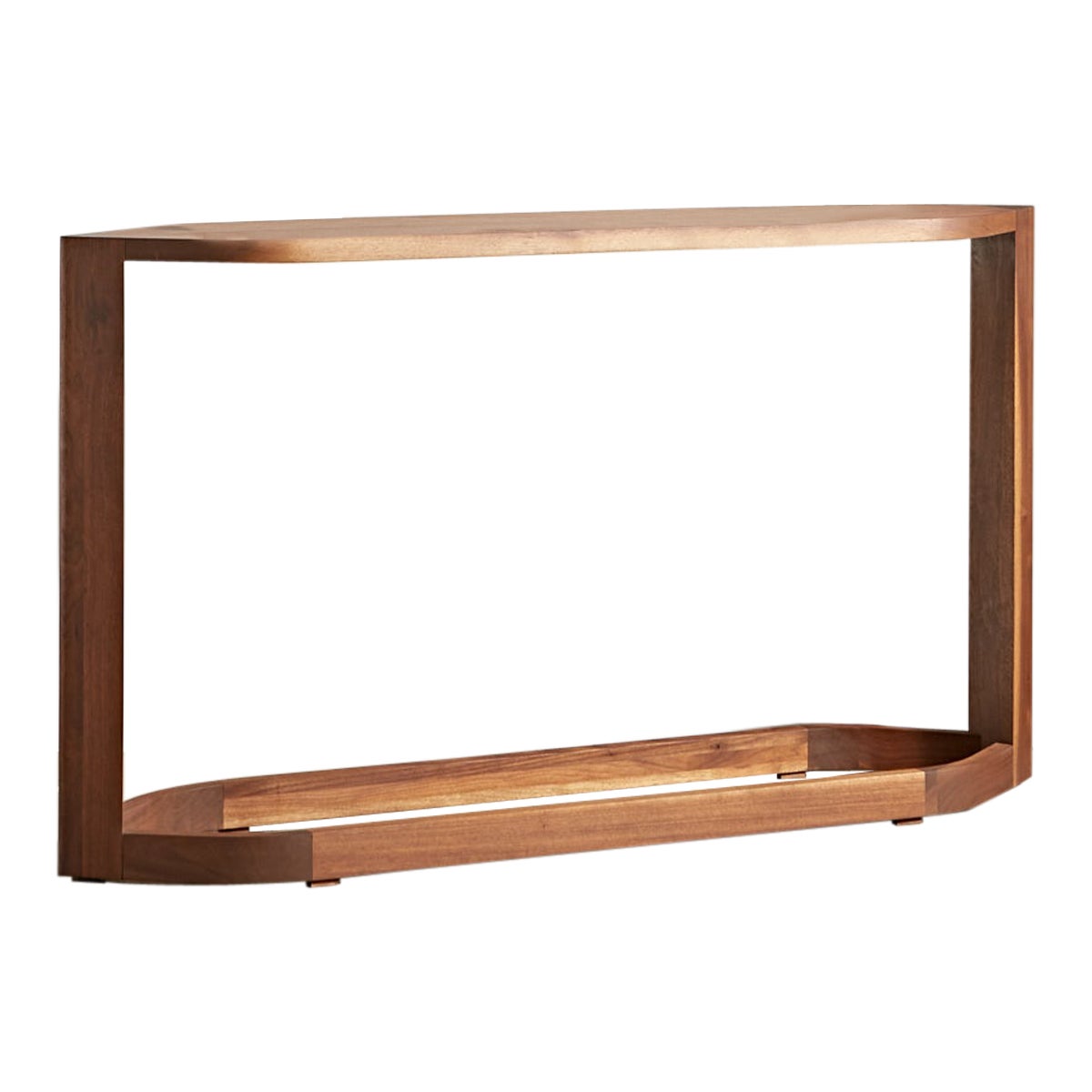 Contemporary Port Console in American Walnut by Paradox Movement For Sale