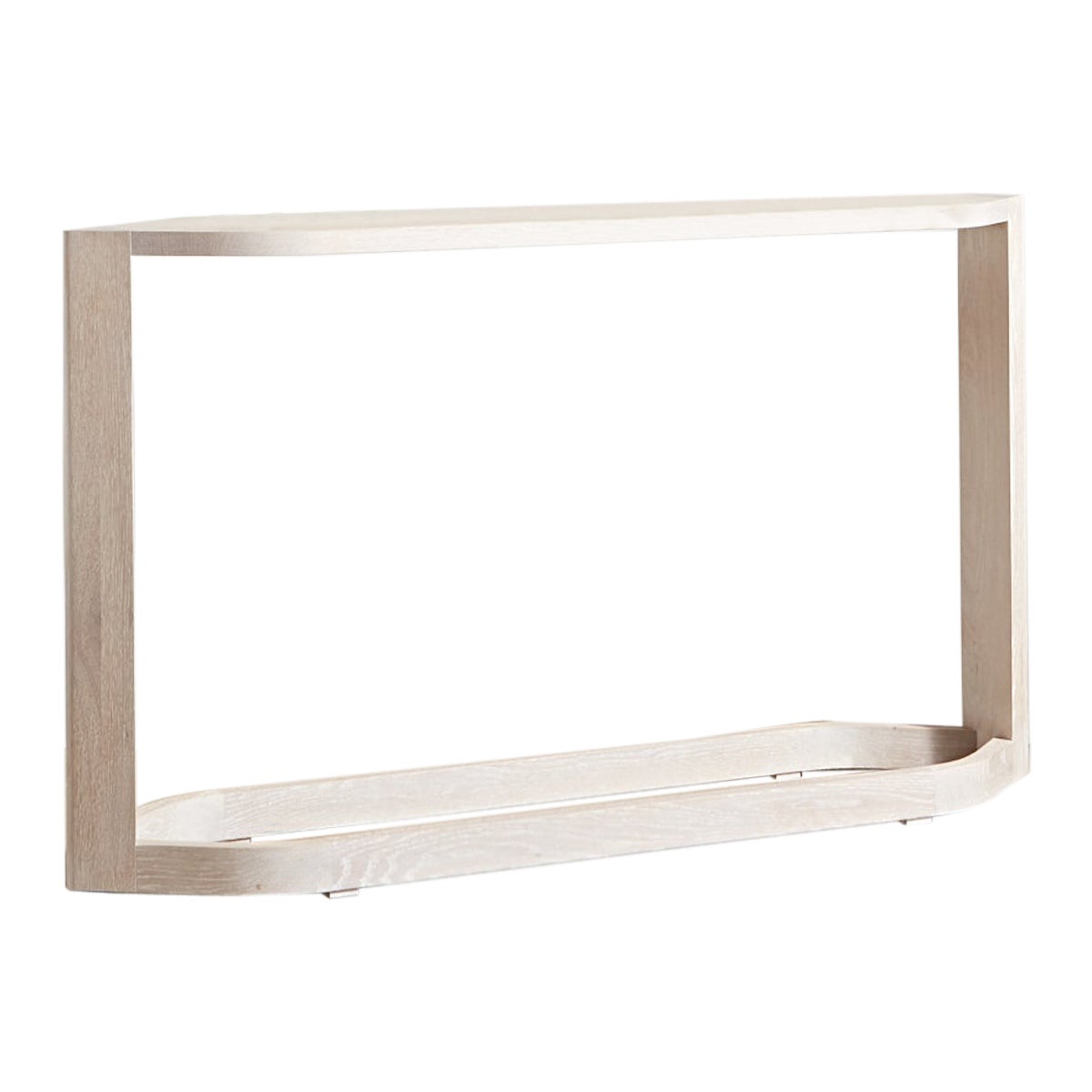 Contemporary Port Console in Blanc American Oak by Paradox Movement For Sale