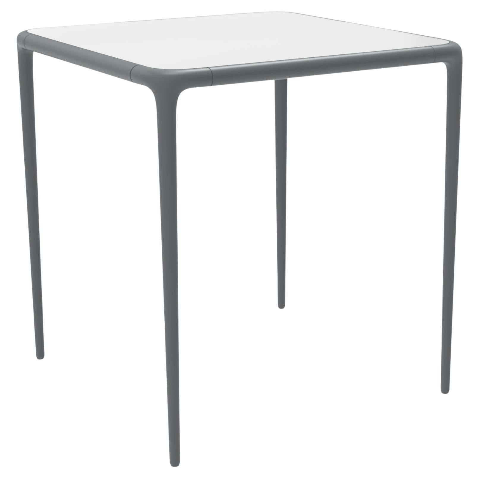 Xaloc Grey Glass Top Table 70 by Mowee For Sale